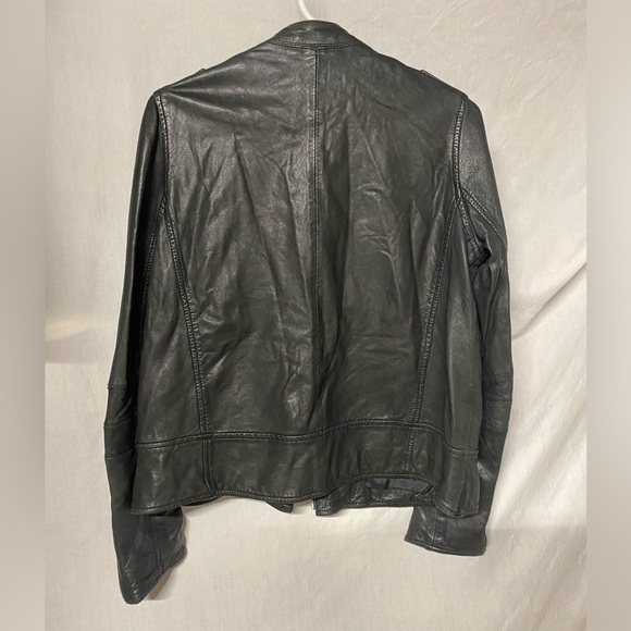 Madewell Moto Genuine Soft Leather Jacket sz XS - Picture 2 of 13